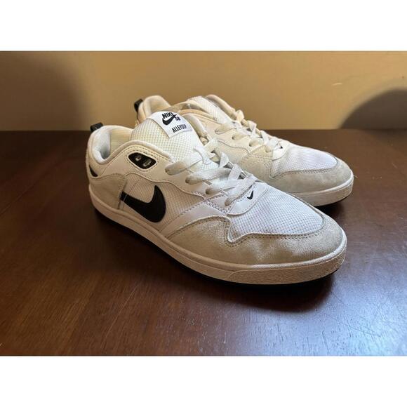 Nike SB Alleyoop White/Black Skate Shoes – Men’s 7.5 - Picture 2 of 8